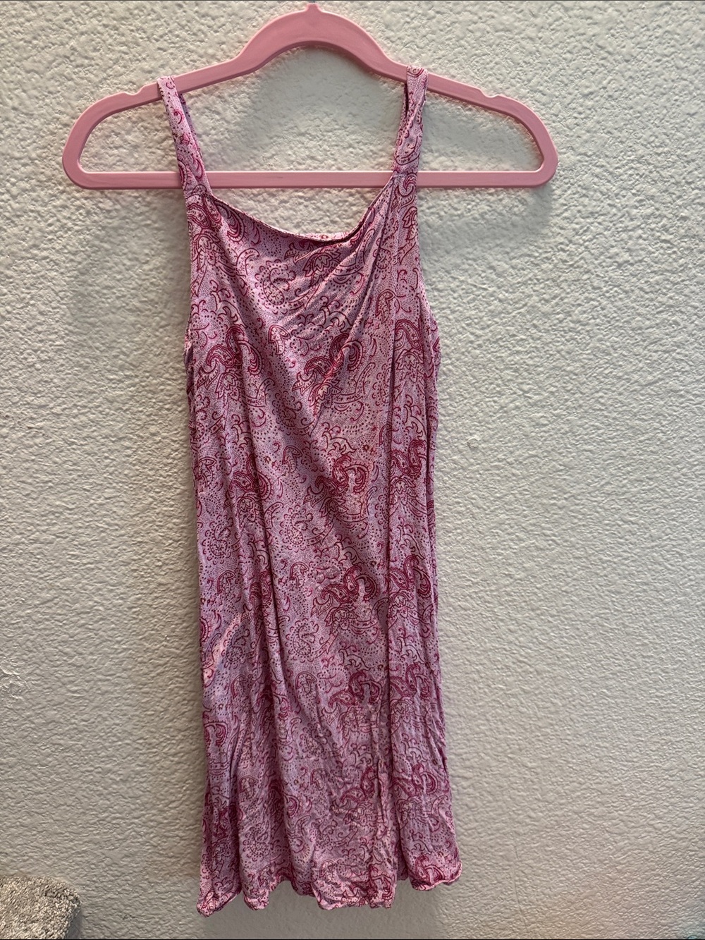 Girls Pink Paisley Casual Sundress